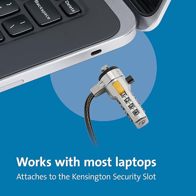 Kensington Combination Cable T-Bar Standard Lock Slot - Image 7