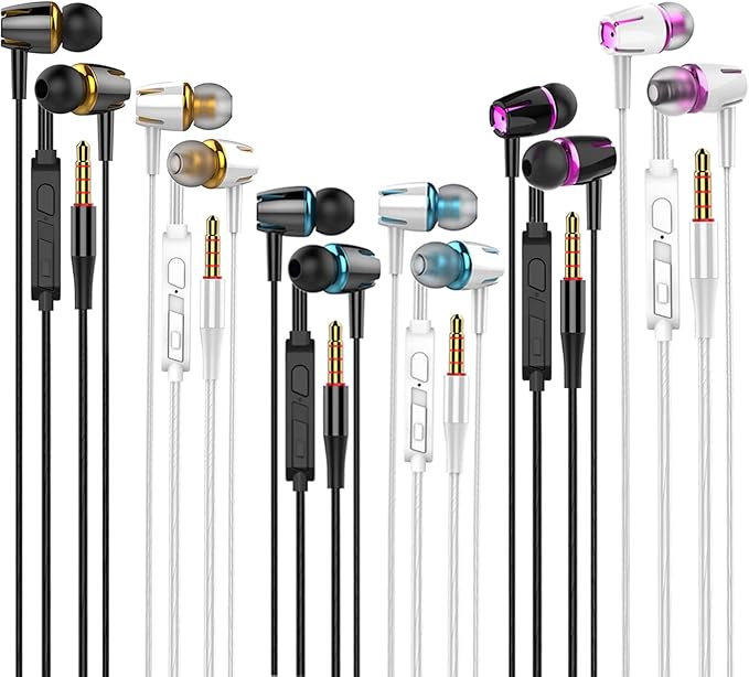 Cianyyee 6Pack Earbuds Headphones Wired by Cianyyee