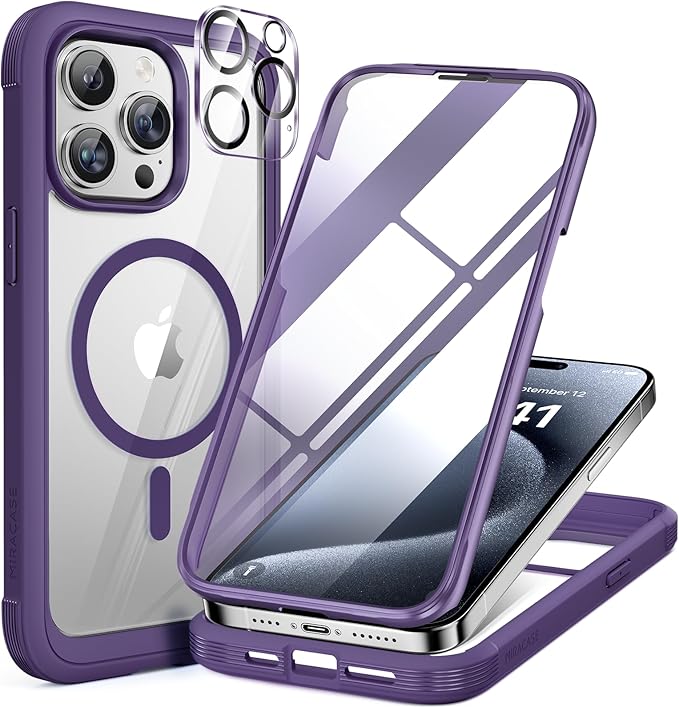 Miracase Magnetic for iPhone 12 Pro Max Case Full-Body Phone case by Miracase