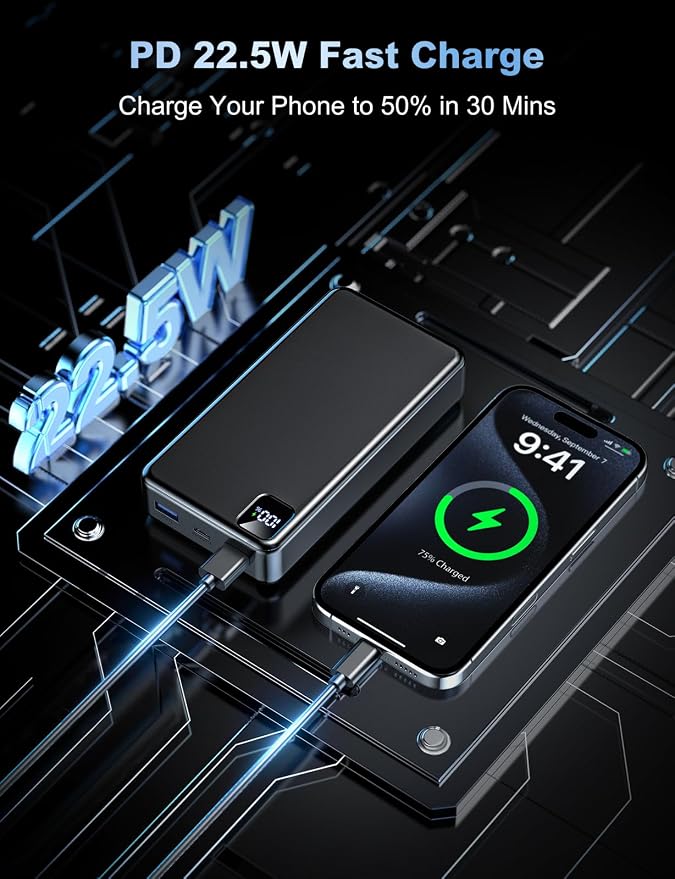 Portable Charger Power Bank 56800mAh Battery Pack-22.5W Fast Charging - Image 2
