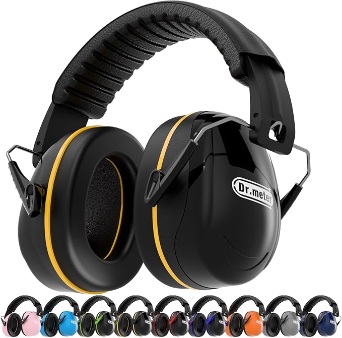 Dr.meter Noise Reduction Ear Muffs, Noise Cancelling Headphones by Drmeter