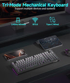 KI99 Pro 96% Wireless Mechanical Keyboard, RGB Gaming Keyboard, Hot-Swappable - Image 3