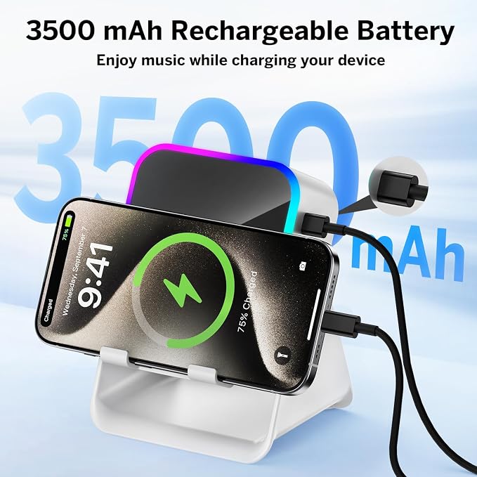Wireless Induction Speaker 5-in-1 Bluetooth Speaker - Image 5
