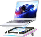llano RGB Laptop Cooling Pad, Powerful Turbofan, Quiet Cooling, Touch Control by TheHorizonofPossibility