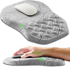 Ergonomic Slope Mouse Pad Wrist Support, Wrist Rest Mousepad by Armanza