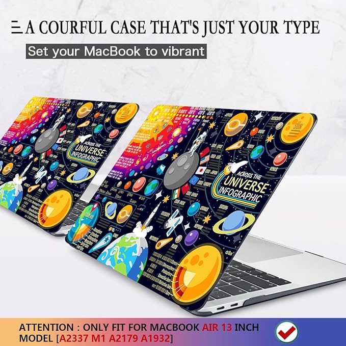 CISSOOK Compatible with MacBook Air 13 inch Case 2021 2020 2019 2018 Release - Image 3