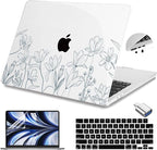 Teryeefi for 2025 2024 2023 2022 MacBook Air 13.6 inch Case M2 M3 M4 Model by Teryeefi