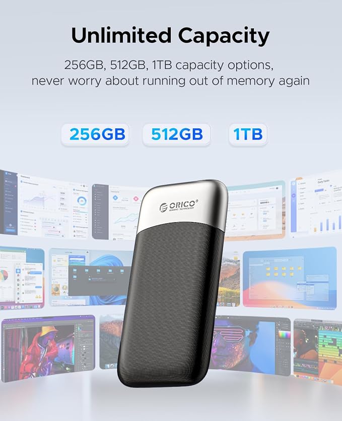 ORICO 1TB Portable SSD, Compact - Image 4