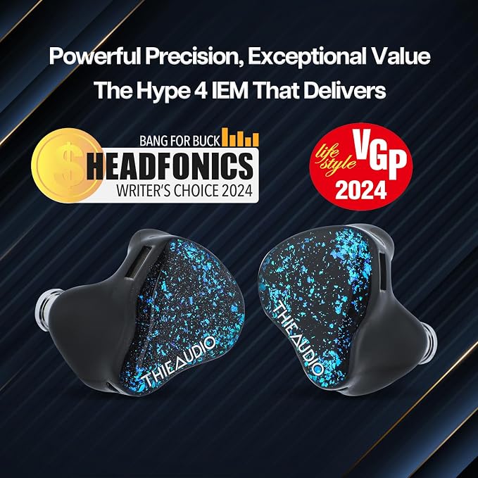 Linsoul THIEAUDIO Hype 4 2DD+4BA in Ear Monitor, HiFi IEM Earphones - Image 2
