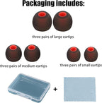 Earbud Replacement Tips Silicone Earbud Tips Eartips Fit Most in-Ear Earbuds - Image 7