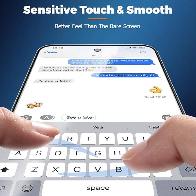 2 Pack Matte Glass Screen Protector - Image 3