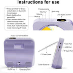 CD Player Portable Bluetooth 5.1 Desktop CD Player - Image 2