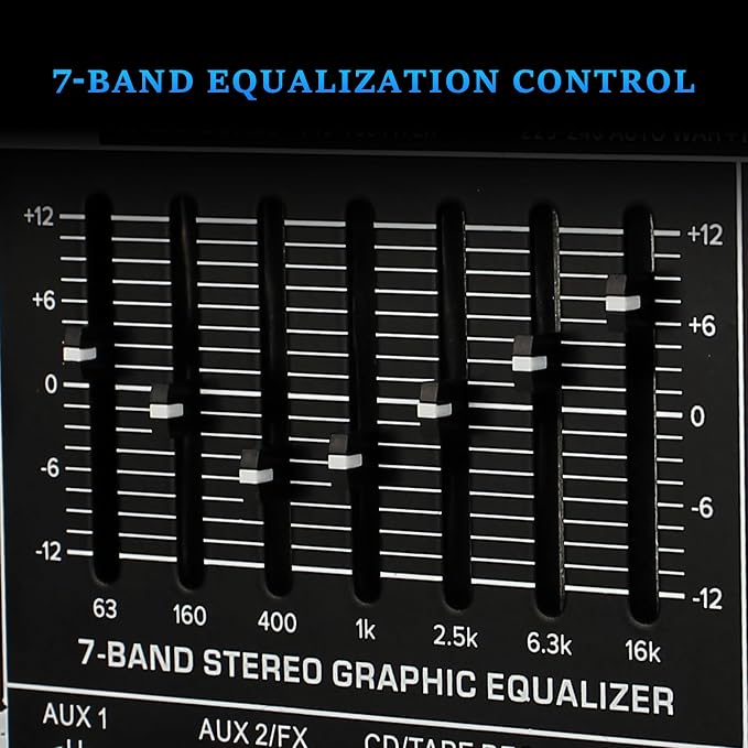 Audio Mixer 12 Channel Professional Mixer Console - Image 4