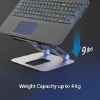 j5create Multi-Angle Aluminum Laptop Stand, Ergonomic Notebook Riser, Suitable - Image 5