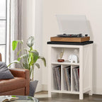 Record Player Stand with Vinyl Record Storage Holds up to 160 Albums, Large - Image 5