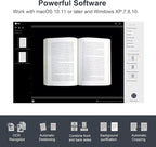 CZUR ET18 Pro Professional Document Scanner, 2nd Gen Auto-Flatten & Deskew Tech - Image 4