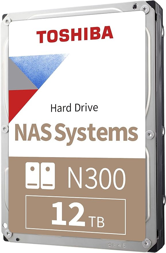 Toshiba N300 12TB NAS 3.5-Inch Internal Hard Drive by Toshiba