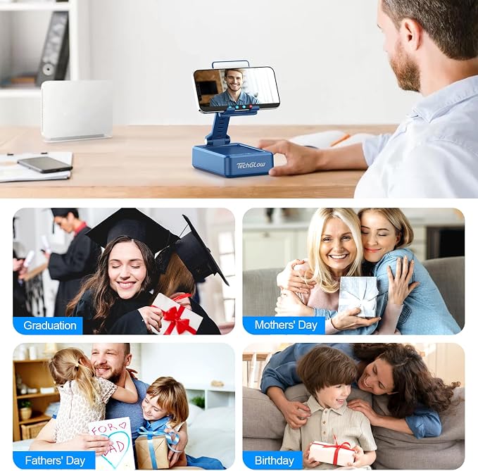 TechGlow Gifts for Men Women Foldable Cellphone Stand - Image 8