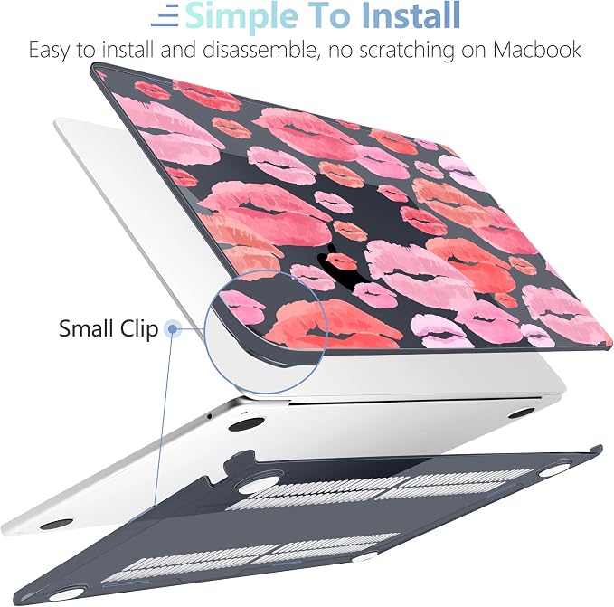 MEEgoodo Case for M4/M3/M2 MacBook Air 13.6 inch Case 2025 2024 2022, Fit Model - Image 5