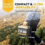 Power Queen 12.8V 50Ah LiFePO4 Battery - Image 5