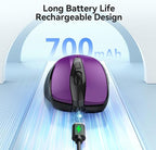 TECKNET Rechargeable Jiggler Wireless Mouse 4800 DPI Silent USB A & Bluetooth - Image 5