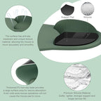 MOSISO Wrist Rest Support for Mouse Pad&Keyboard Set, Circle Curved Ergonomic - Image 2