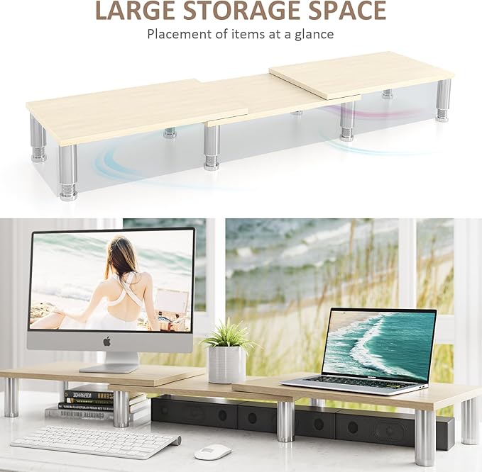 AX Waber Dual Monitor Riser - Image 3