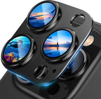 UniqueMe for iPhone 13 Pro/iPhone 13 Pro Max Camera Lens Protector, Metal Ring by UniqueMe