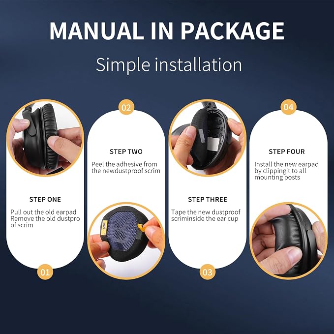 Ear Pads for Bose QC35: Durable Comfortable Noise Cancellation Replacement - Image 2