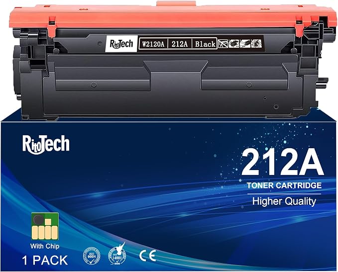 212A W2120A Black Toner Cartridge, Compatible Replacement by RitoTech