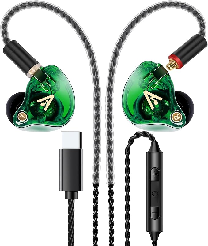 Vibes 202MC USB-C Wired Earbuds by AudiovanceHeadphones
