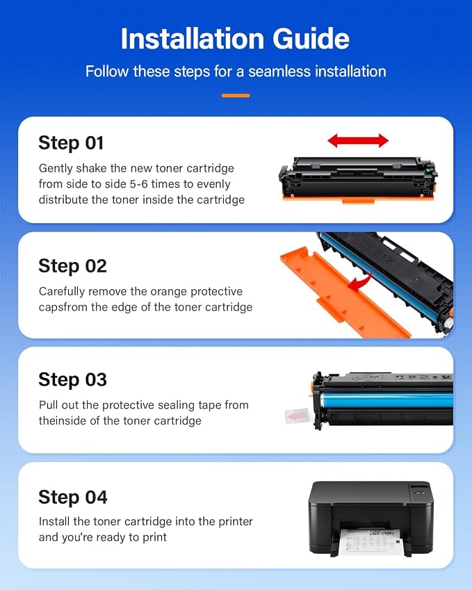 218X Toner Cartridge 4 Pack Compatible - Image 4
