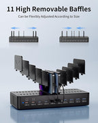 580W Charging Station for Multiple Devices, 10-Port USB C Fast Charger Station - Image 8
