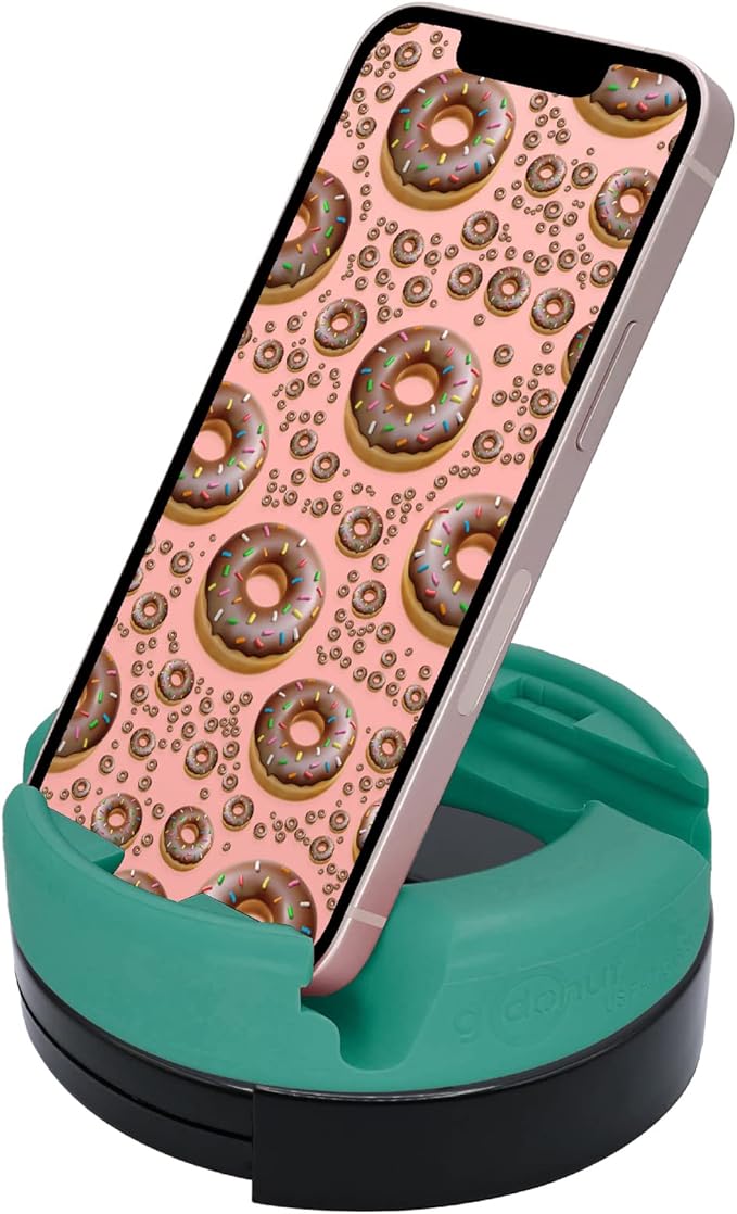 GoDonut – Phone Stand 360 Swivel – Cell Phone Holder + iPad Stand Desk Organizer by GoDonut