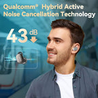 EarFun Free Pro 3 Noise Cancelling Wireless Earbuds, Hi-Res Sound, Snapdragon - Image 4