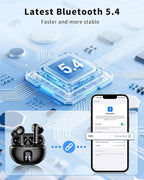 Wireless Earbuds, Deep Bass Stereo Ear Buds Clear Calls - Image 4