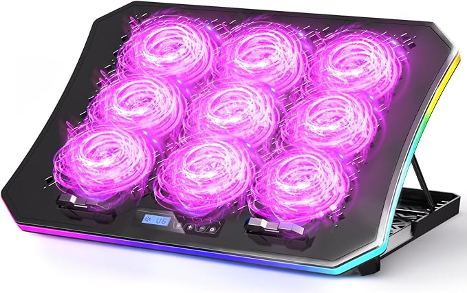 KeiBn Laptop Cooling Pad, Gaming Laptop Fan Cooling Pad by KeiBn-BornforyouBurntoever