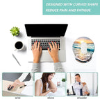 Mouse Pad with Wrist Support, Ergonomic Mouse Pad with Memory Foam Wrist Rest - Image 5