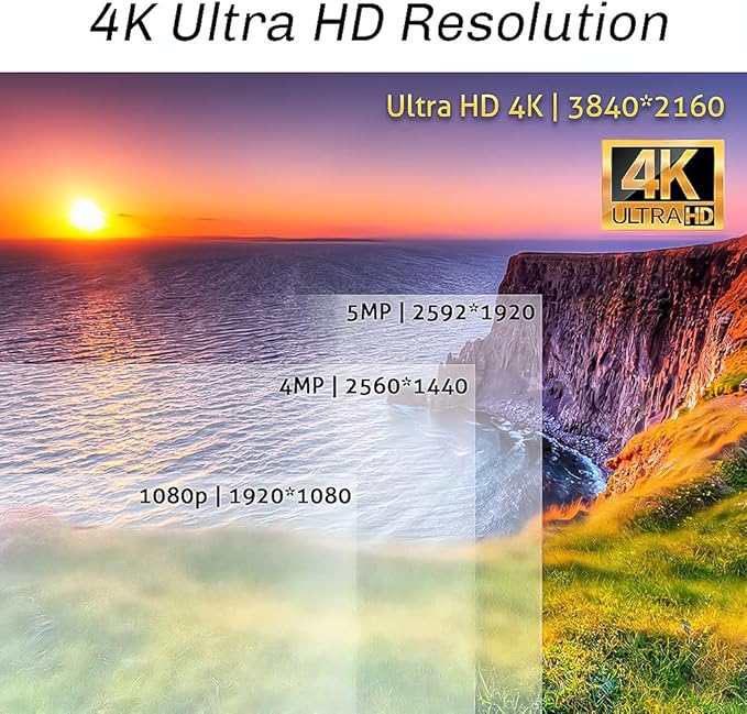 GW 8 Channel 4K NVR 8MP 4K AI Smart Home Security Camera System, Dome and - Image 5