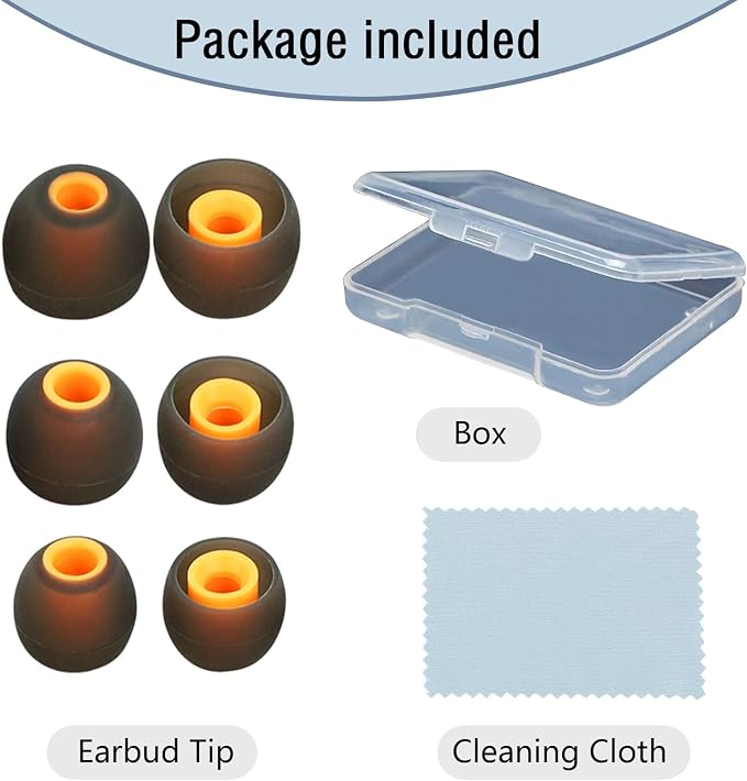 Earbud Replacement Tips Silicone Earbud Tips Earbud Covers Fit - Image 7