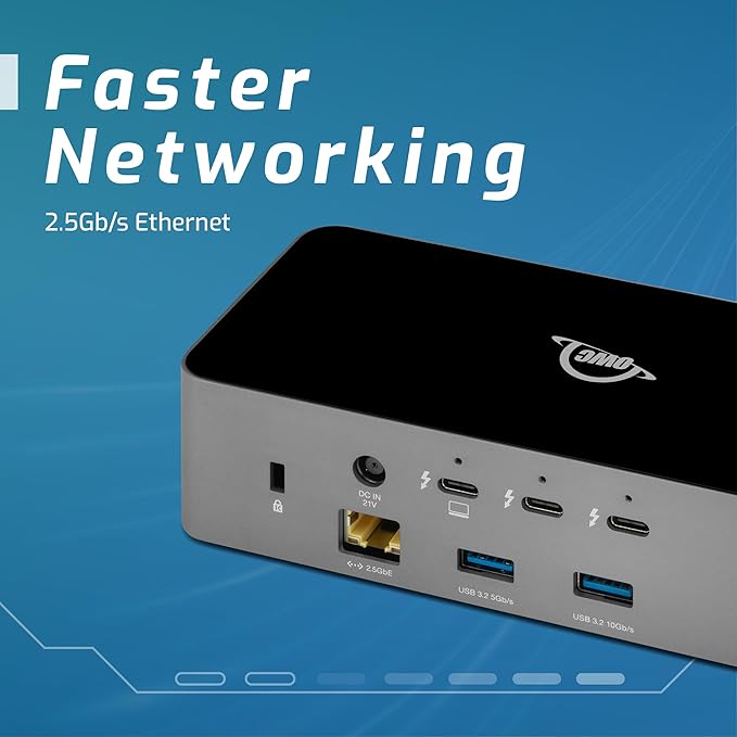 OWC 11-Port Thunderbolt 5 Docking Station, SD/Micro-SD Card Reader, Audio - Image 4