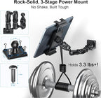 PLDHPRO Tablet Holder for Car Dashboard Heavy Duty Drill Base 360° Adjustable - Image 5