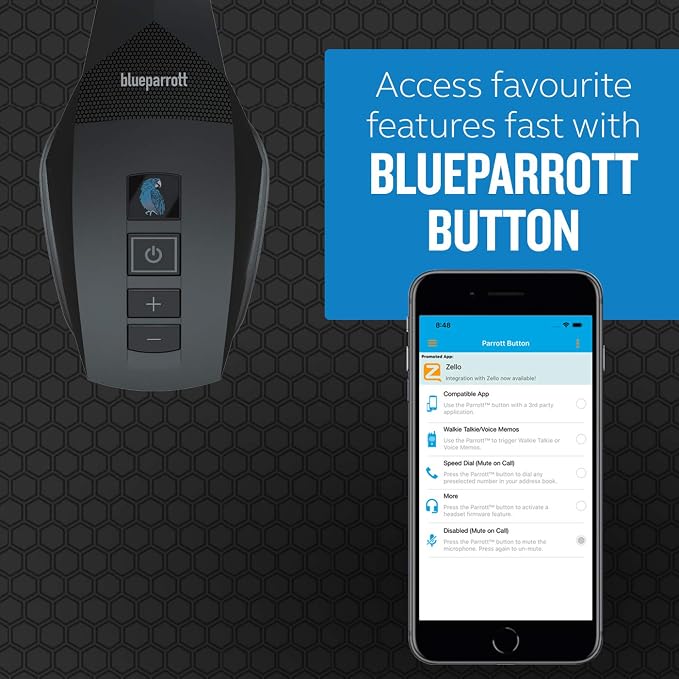 BlueParrott B550-XT Mono Bluetooth Wireless Headphones 96% Noise Canceling Over - Image 6