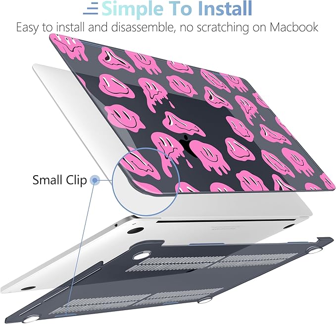 MEEgoodo Case for MacBook Pro 13 inch Case 2022 2021 2020 New A2338 M2/M1 A2251 - Image 4