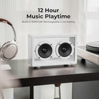 Cassette Portable Bluetooth Speaker, 16W Minimalist Speakers Bluetooth Wireless - Image 4