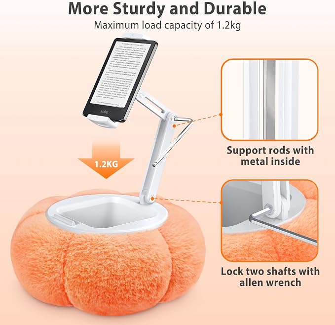 CreaDream Pumpkin Tablet Pillow Stand Holder - Image 2