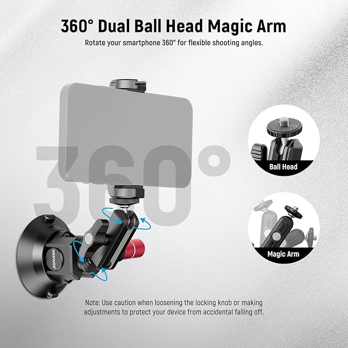 NEEWER 3" Suction Cup Mount - Image 5