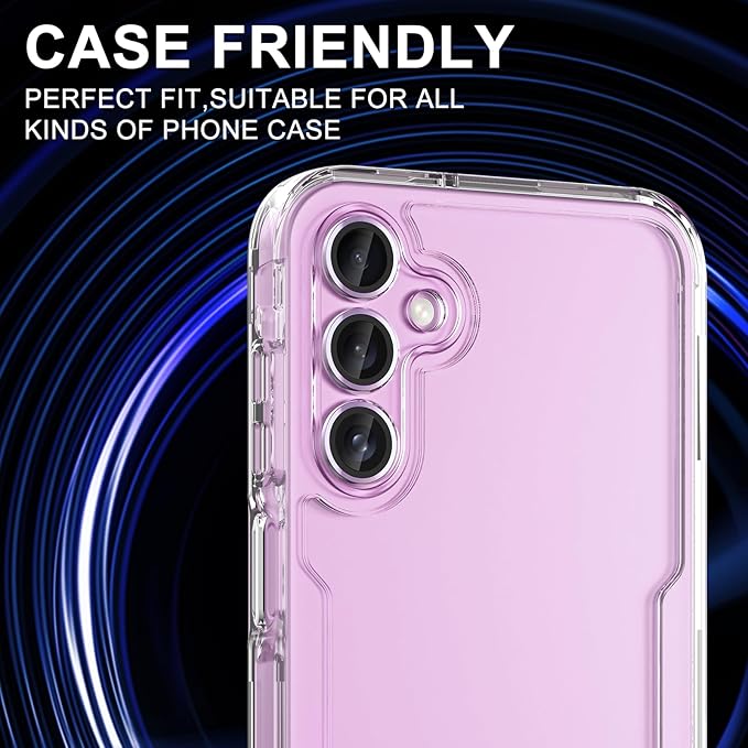 for Samsung Galaxy A35 5G Camera Lens Protector, Individual Metal Ring Tempered - Image 5