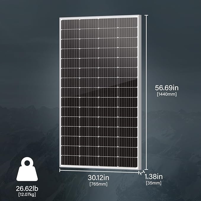 Newpowa 220W Monocrystalline Solar Panel 10BB Cell Solar Panel 220 Watt 12V - Image 6