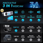 RC08 2K Webcam with Speaker, Webcam - Image 2